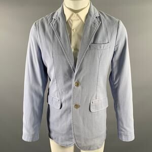 KLEIN EPSTEIN & PARKER Size 38 Blue Periwinkle Notch Lapel Sport Coat
